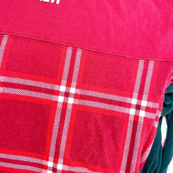 Disney Adult Spirit Jersey Walt Disney World Holiday Plaid Long Sleeve Size XS - Picture 6 of 6